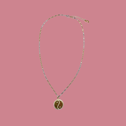 Ketting Yin Yang - Goud/Zilver