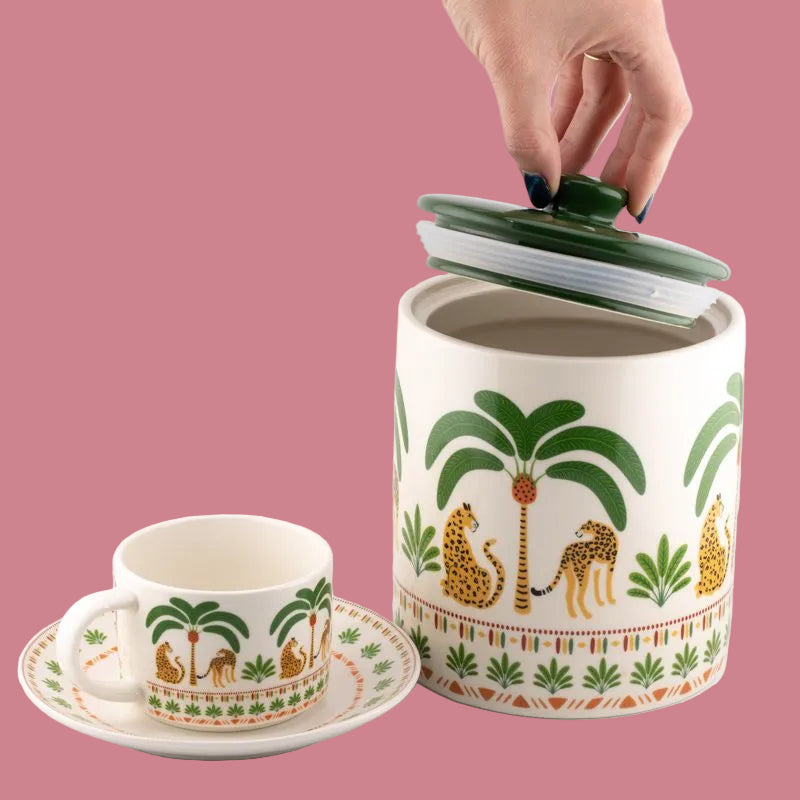 Voorraadpot - Palm- en Panter